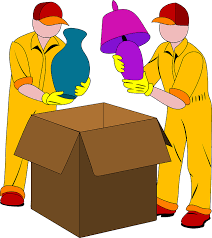 movers packing safely